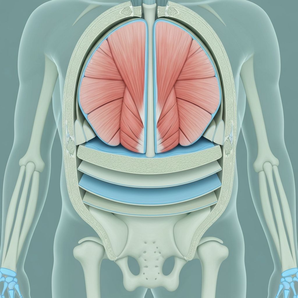 Scientific illustration of body tissue structure